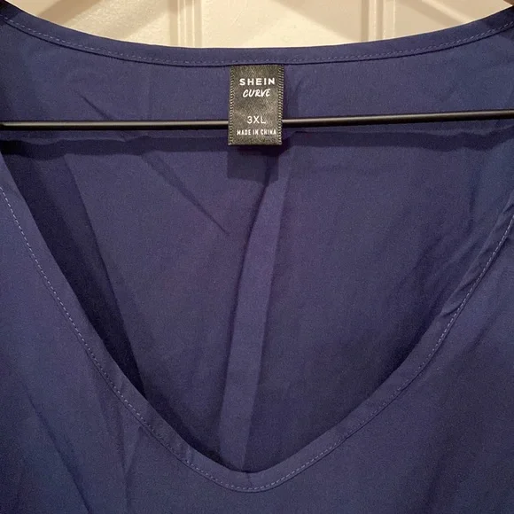 NWOT Shein Flutter Sleeve Blouse 3X - Picture 6 of 10